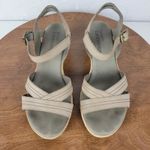 Timberland Earthkeepers Whittier Sandals Womens 9 Gray Jute Leather Strapy Wedge Photo 5