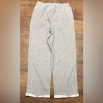 SKIMS NWT Fleece Lined Cotton Blend Gray Straight Leg Pants Size Large Photo 3