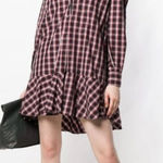 Isabel Marant ÉTOILE Ondria Checked Dress In Red 36 Photo 0