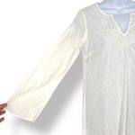 Lilly Pulitzer White Tunic Dress Beach Cover-Up Embroidered Cottom Size XS Photo 2