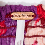 Free People  Ariana Cotton Blend Smocked Bodice Puff Sleeve Party Combo Blouse XS Photo 1