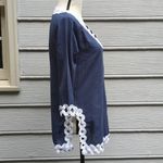 Gretchen Scott  Designs 3/4 Sleeve Ric Rac Trim Tunic Shirt Photo 2