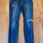 Current/Elliott Current Elliot le stiletto dark wash skinny distressed jeans 27 Photo 0