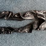 Alo Yoga Alo black shiny XS scrunchy leggings flattering high waist thick waistband Photo 2