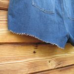 Good American NWT  Stretch Plus Size Cut Off High Waist Denim Jean Shorts Photo 5