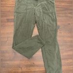Loft  Pants Jeans Women’s 6 Green Skinny Belt Tie Photo 0