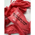 Joe Boxer NWT Coral Crochet Boho Waist Tie Tassel Bikini Bottom Juniors XL Photo 5