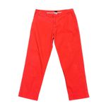 Patagonia  Tangerine Orange Cotton Blend Ankle Length Chino Pants 14 Casual Eco Photo 1