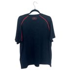 Under Armour  HeatGear Navy Short Sleeve Athletic Shirt Men’s XL Pink Logo Photo 1