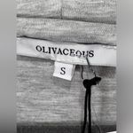 Olivaceous Sherpa Jacket Fleece Teddy Zip Up Hooded Gray Small Comfy Cozy Fuzzy Photo 5