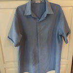 TS Designed in Germany Light Blue Short Sleeve Button Up Shirt XL Photo 0