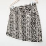 BlankNYC Womens Skirt Sz 27 Gray Henrietta Snakeskin Mini Y2K Grunge Streetwear Photo 8