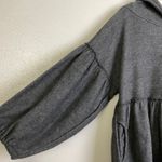 Farmhouse Frocks Sweatshirt Dress Womens Small Gray Hoodie Pockets Relaxed Photo 6