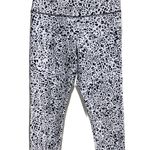 Balance Collection White Black Animal Print Leggings Size Medium Stretch High Wa Photo 0