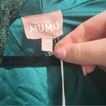 Show Me Your Mumu NEW NWT  Oversized Longline Sequin Dance Blazer Dark Green Photo 7