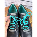 Women's ECCO Athletic Shoes Black Turquoise Size 8.5 Photo 1