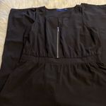 Apt. 9  Jumpsuit size L beautiful kind of silky feelings color black inseam is 26” Photo 9