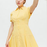 Urban Outfitters  Sunny Yellow Midi Dress Photo 0