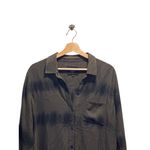 Rails  Black Waves Blouse Hunter Olive Size M Photo 6