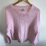 Vintage light pink knit sweater Pink Size M Photo 5
