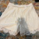 Lace White Shorts Size M Photo 0