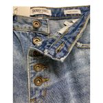 NWT Distressed Button Fly Mom Jeans Jrs Size 9 Boho Trendy Grunge Casual Skater Blue Photo 2