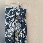 Free People Intimately Blue Floral Wide Leg Pants, Size Small Photo 2