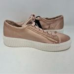 EXPRESS  pink satin platform sneakers size US 8 NWT Photo 4