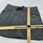 Athleta Skirt Womens Small Grey Striped Modern Metro Tennis Athletic Photo 5