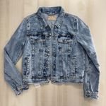 Free People nwt rumors denim boho jean jacket coat soft cotton L Photo 0