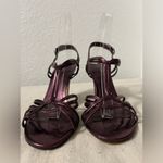 Antonio Melani Metallic Strappy Peep Toe Heel Photo 2