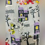 Disney  Halloween Size L  Multicolored Scrub Top Mickey Minnie Goofy Like new Photo 7