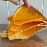 Kipling A Rare Modern Vintage Yellow  Creativity Zip Organizational Bag Pouch Photo 3