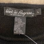 Work in Progress Gladys‎ Bagley silk wool angora blend sweater vintage L new Black Size L Photo 3