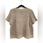 Bishop and Young Women’s Military Raglan Sweater Cotton Knit Short Sleeve Top XS Photo 1