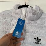Adidas  White Puffer Winter Jacket Vest NWT Photo 5