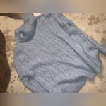 Free People Sweater Complex Cable Turtleneck blue boho $138 knit spring classic Photo 5