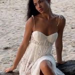 Free People X For Love And Lemons Lorena Lace Dress Small Photo 2