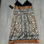 Nicole Miller Versace Style Satin Dress Photo 4