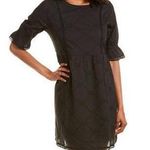 Jennifer Grace Jennifer & Grace | Medium | Black Eyelet Lace Cottage Core Prairie-Sleeve Dress Photo 0