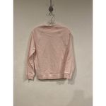J.Crew X Girls Inc Sweatshirt Women's XS Pink Graphic Love Fleece Pullover Photo 4