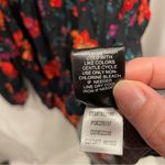 Torrid  black floral roses smocked high low tunic mini dress vneck button front Photo 4