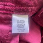 Elle  wine paisley print corduroy jeans Photo 4