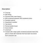 Princess Polly  croptop Photo 3