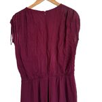 Gal Meets Glam  Purple Maroon Luella Jumpsuit Size 12 Photo 7