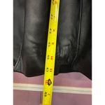 Modern Essentials Leather Jacket Coat Black M Mid Length Size M Photo 5