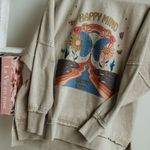 Simply Southern Happy Mind Distressed Pullover Long Sleeve Sweater Photo 0