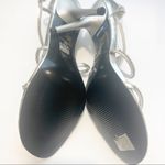 Bakers Size 9 Silver Jeweled Strappy Heeled Sandal Photo 5