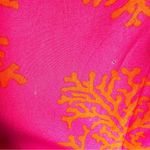 Escapada Pink Orange Tropical Coral Print Kimono beach swim cover Dress sz S/M Photo 6