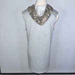 SEW IN LOVE Gray Green Camo USA America Sleeveless Hoodie Medium Photo 6